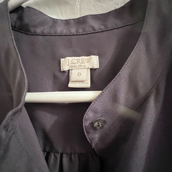 J crew gray button up shirt size 0 - Picture 2 of 4